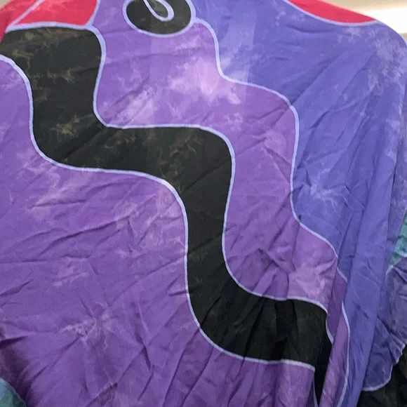 Vibrant Multicolor Women's Robe - Preloved